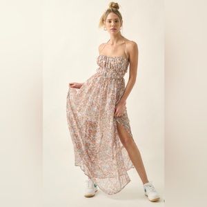 Chiffon floral dress